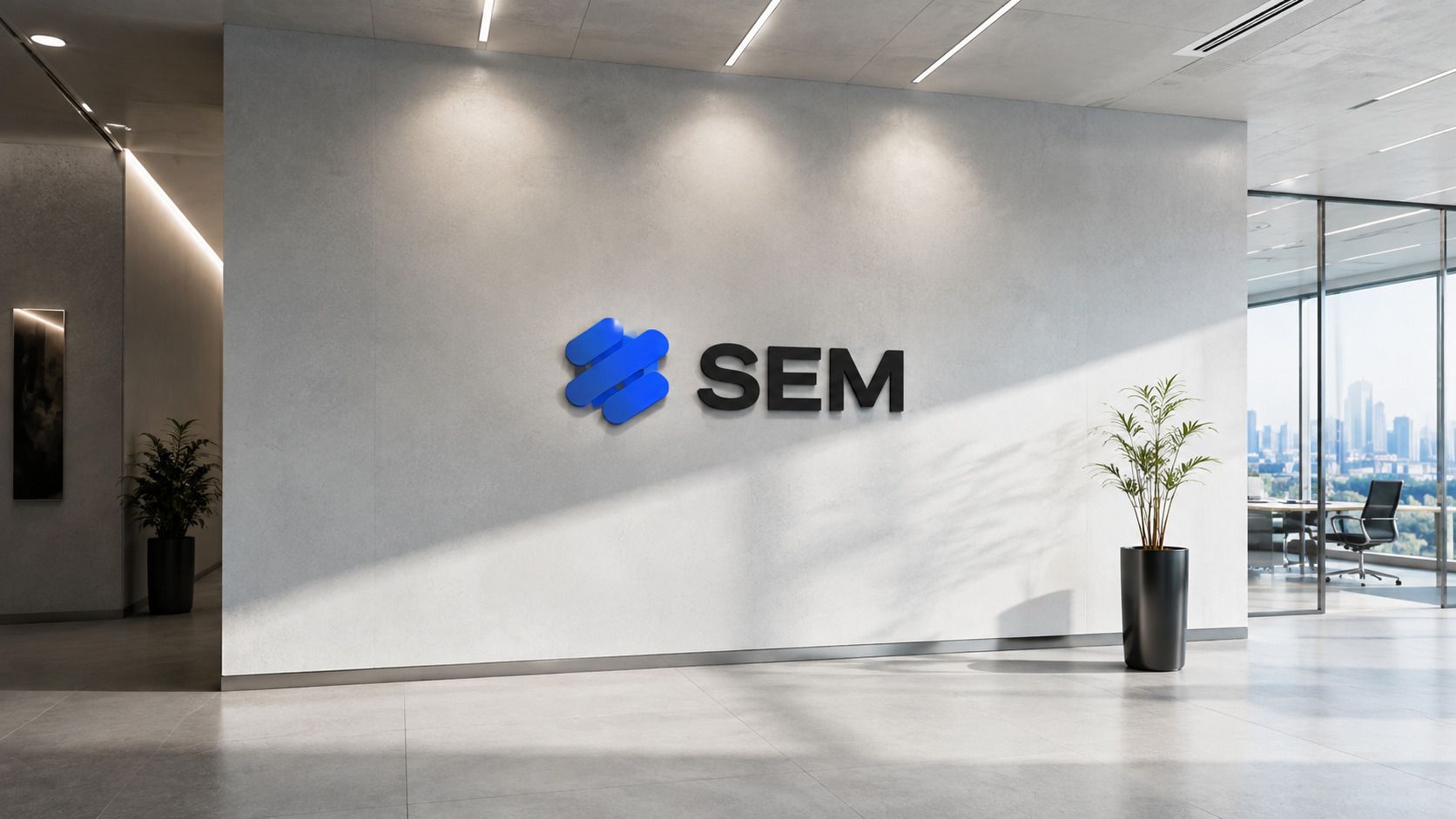 SEM 본사 로비 라운지